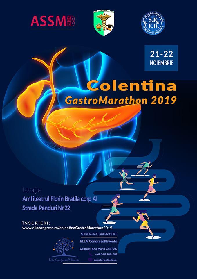 Endoscopie intervențională și boli inflamatorii intestinale, prezentate la Colentina GastroMarathon 2019