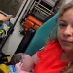 Bebeluș născut în ambulanță, sub ochii emoționați ai echipajului de salvare
