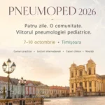 PNEUMOPED 2026 are loc la Timișoara, în perioada 7–10 octombrie